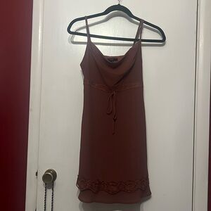 Pink mini dress